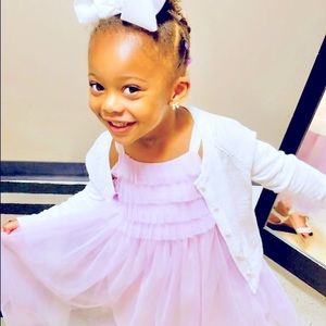 Cat & Jack Lavender Ruffle Dress